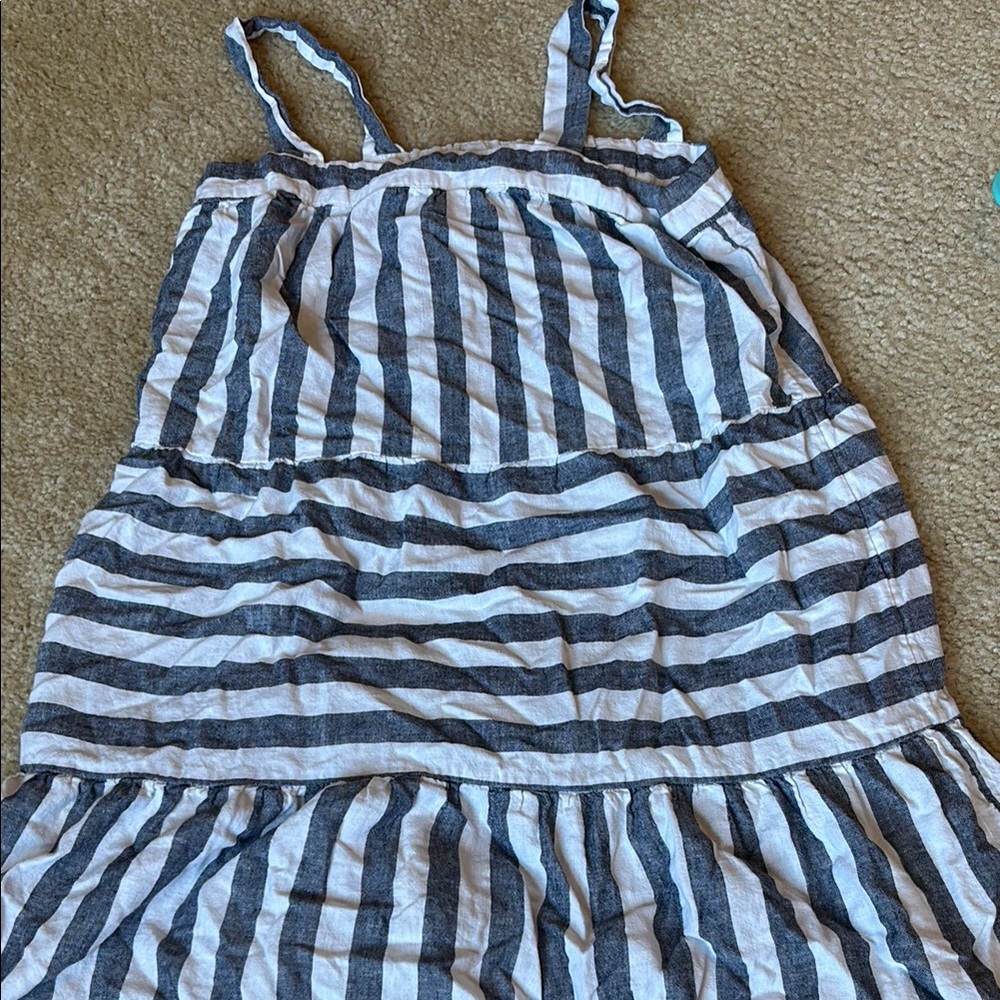 Loft Striped Sleeveless Dress